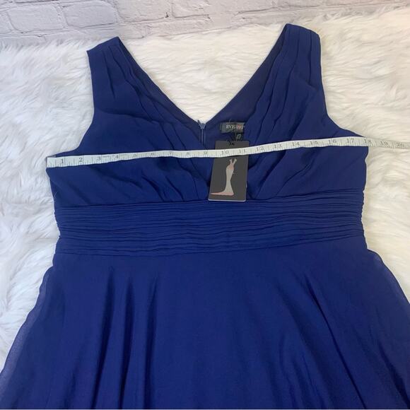 NWT Ever Pretty Tulle Sleeveless Cocktail Gown Size 12 EE0595 - Picture 8 of 9